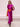 Silk Dress with Cape Detail on the Back